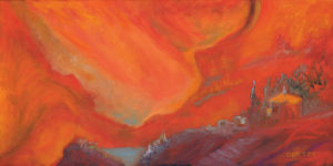 The twenty-ninth painting of the Poppy Project by Odette Laroche